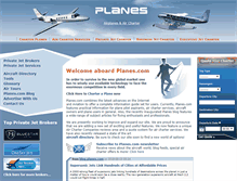 Tablet Screenshot of planes.com